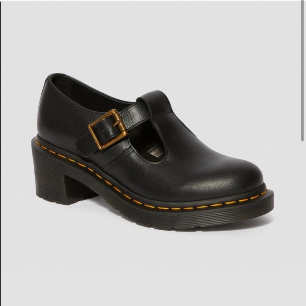 Dr. Martens SOPHIA LEATHER HEELED MARY JANE SHOES
